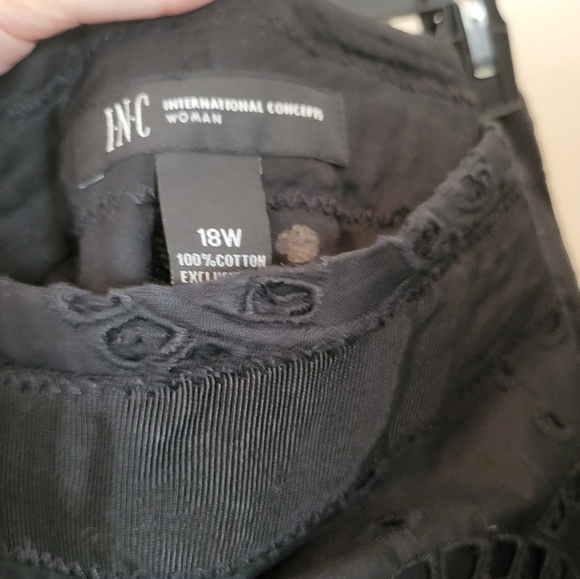 NWT INC black a line skirt☁️ - Picture 8 of 9